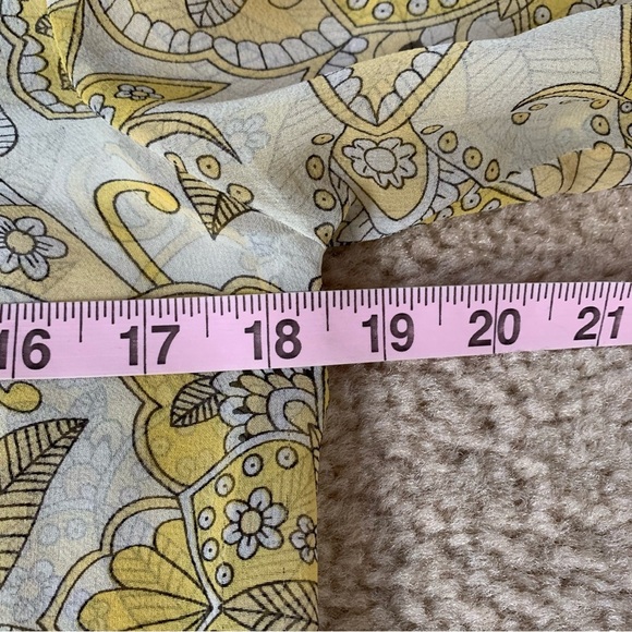 Julie Brown Silk sheer V-Neck Tunic - Sz 2 - Picture 10 of 15